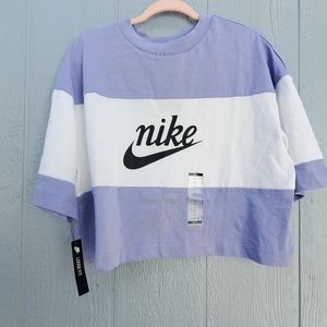 Nike Varsity Retro Loose Fit Crop Top 90s